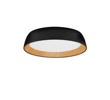 Plafoniera LED Nova Luce Sigi, 40W, 3000K, lemn natur-negru, dimabil