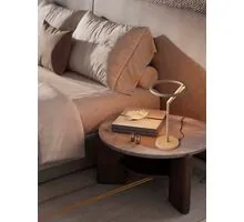 Veioza LED Nova Luce Tilia, 16W, 3000K, cafeniu, dimabil