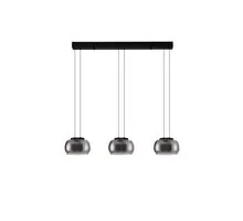 Pendul LED Nova Luce Bios, 25W, 3000K, fumuriu-negru, dimabil, Triac