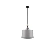 Pendul Nova Luce Damo, 1xE27, D34, gri-maro-negru