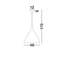 Pendul E27 Nova Luce Syntopia, 3 x max 12W, K, alb, , 