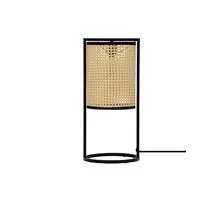 Veioza Nova Luce Erto, 1xE27, lemn natural-negru