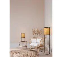 Veioza Nova Luce Erto, 1xE27, lemn natural-negru