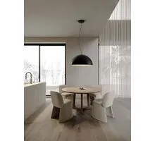 Pendul Nova Luce Tholos, 3xE27, alb-negru, 9695286