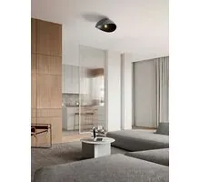 Plafoniera Nova Luce Opsi, 1xE27, negru, 9695304