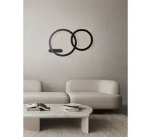 Aplica rotunda LED Nova Luce Lyb, 27W, 3000K, negru, 9980579