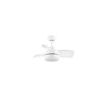 Plafoniera cu ventilator LED Nova Luce Nerina, 58W, 3000-4000-6500K, alb, 6 viteze, CCT telecomanda