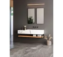 Aplica LED Nova Luce Endo, 26W, 3000K, negru