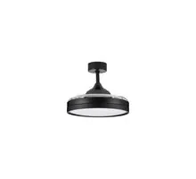 Plafoniera cu ventilator LED Nova Luce Nevma, 76W, 3000-4000-6500K, negru, 6 viteze, CCT telecomanda
