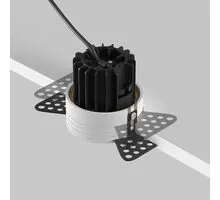 Spot fix LED, incastrat, Maytoni Round, 7W, 3000K, 54x53mm, alama