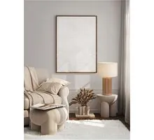 Veioza Nova Luce Natural Nau, 1xE27, alb, bej, crom