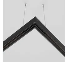 Element de colt orizontal pentru sina magnetica Maytoni Exility, negru