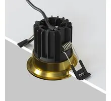 Spot fix LED, incastrat, Maytoni Round, 7W, 3000K, 60x53mm, alama
