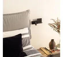 Aplica LED Ideal Lux Komodo, 4.5W, 3000K, 190x105x130mm, V2 - dreapta, negru