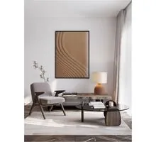 Veioza Nova Luce Natural Separe, 1xE27, alb-bej, caramiziu