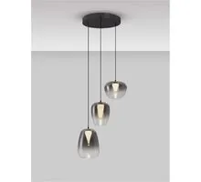 Pendul LED Nova Luce Oblo, 10W, 3000K, negru