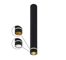 Spot fix aplicat Mantra Split, 1xGU10, H302 mm, negru