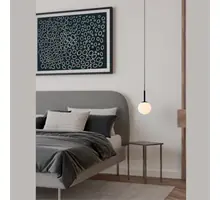 Pendul LED Mantra Puebla, 9W, 3000K, negru