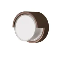 Aplica LED pentru exterior Mantra Creek, 15W, 2700-3300-4000K, D170, CCT Switch, ruginiu, IP65
