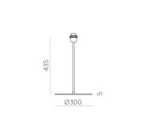 Baza veioza ACB Stilo, 1xE27, max.15W, alb