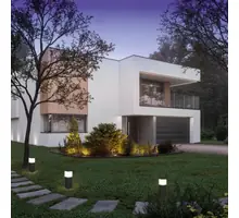 Lampadar pentru gradina Mantra Chicago, 1xE27, gri