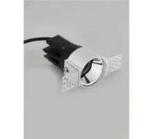 Spot fix LED Nova Luce Ambry, 5W, 2700K, D34 mm, gri, incastrat