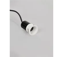 Spot fix LED Nova Luce Delve, 5W, 3000K, D40 mm, alb, incastrat, IP65