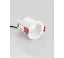 Spot fix LED Nova Luce Feller, 15W, 2700K, D66 mm, alb, incastrat