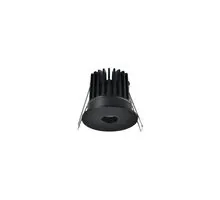 Spot fix LED Nova Luce Ono, 8W, 3000K, D62 mm, negru, incastrat