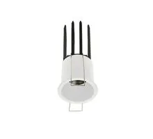 Spot fix LED Nova Luce Dash, 7W, 3000K, D40 mm, alb, incastrat