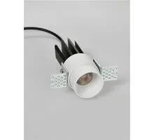 Spot fix LED Nova Luce Dash, 7W, 3000K, D38 mm, alb, incastrat, 9030684
