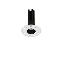 Spot fix LED Nova Luce Baculus, 5W, 3000K, D60, negru, incastrat