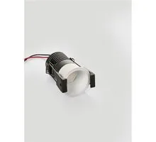 Spot fix LED Nova Luce Glyce, 6W, 4000K, D40 mm, alb, incastrat
