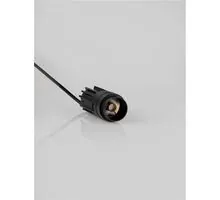 Spot fix LED Nova Luce Doue Modular, 8W, 3000K, D32 mm, negru, incastrat
