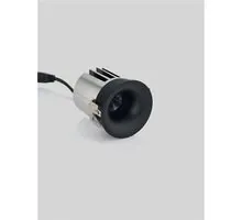 Spot fix LED Nova Luce Sanco, 10W, 2700K, 681 lm, D60 mm, negru, incastrat