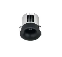 Spot fix LED Nova Luce Sanco, 10W, 4000K, 730 lm, D60 mm, negru, incastrat