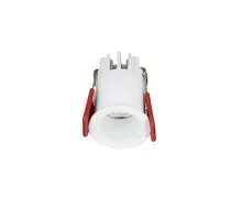 Spot fix LED Nova Luce Feller, 5W, 3000K, D42 mm, alb, incastrat