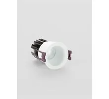 Spot fix LED Nova Luce Blade, 9W, 2700K, D55 mm, alb, incastrat, IP65