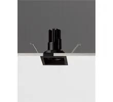 Rama spot fix LED Nova Luce Doue Modular, patrat, negru