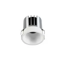 Spot fix LED Nova Luce Sanco, 10W, 4000K, D60 mm, alb, incastrat