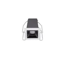 Spot fix LED Nova Luce Akira, 3W, 3000K, L45 mm, alb-negru, incastrat