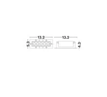 Spot fix LED Nova Luce Canon, 8W, 3000K, L132 mm, negru, Trimless, incastrat