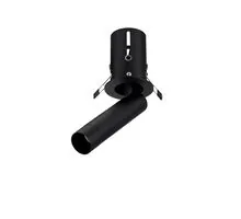 Spot mobil LED Nova Luce Cod, 5W, 3000K, D32 mm, negru, semi-incastrat