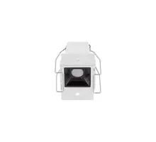 Spot fix LED Nova Luce Akira, 3W, 3000K, L41 mm, alb-negru, Trimless, incastrat
