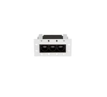 Spot fix LED Nova Luce Stealth, 5W, 3000K, L84 mm, alb-negru, Trimless, incastrat