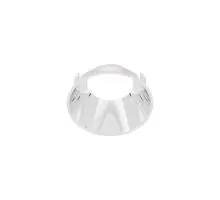 Rama spot fix LED Nova Luce Homer, rotund, argintiu lucios