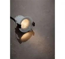 Spot fix LED Nova Luce Style, 8W, 3000K, D80 mm, alb, incastrat, IP44, dimabil Triac