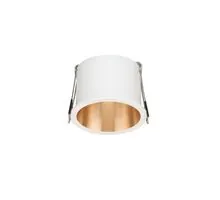 Spot fix Nova Luce Kido, 1xGU10, D68 mm, alb-auriu, incastrat