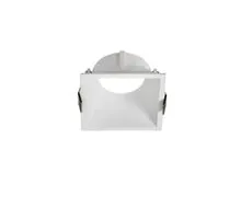Spot fix Nova Luce Spezia, 1xGU10, 75x75 mm, alb, incastrat