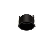 Spot mobil Nova Luce Varo, 1xGU10, D75 mm, negru, incastrat